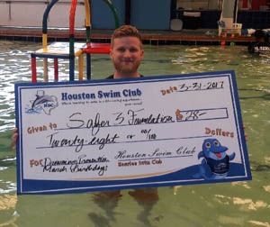 Houston Swim Club Sharpstown Stop Drowning Now Donation