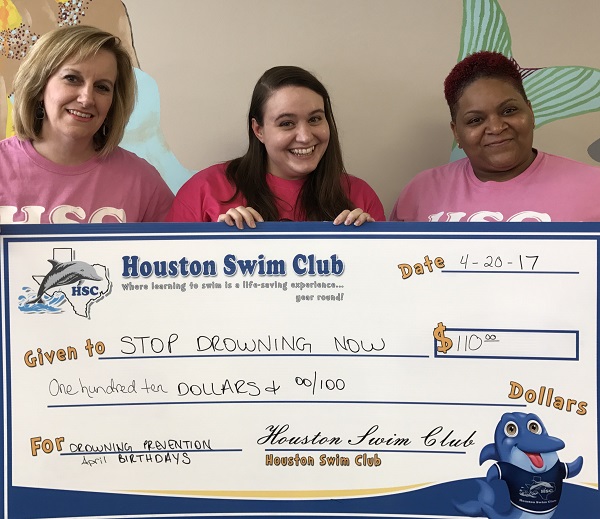 April Stop Drowning Donations Houston Swim Club Swim School