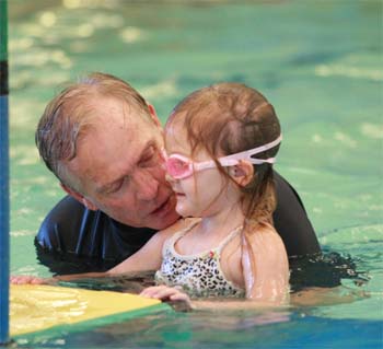  Bring your grandparents to swim class! 